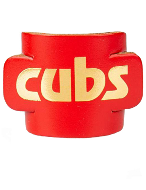 Cubs Leather Woggle - Red